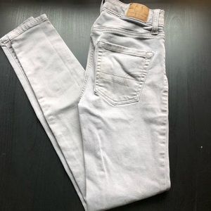 AEO gray jeans